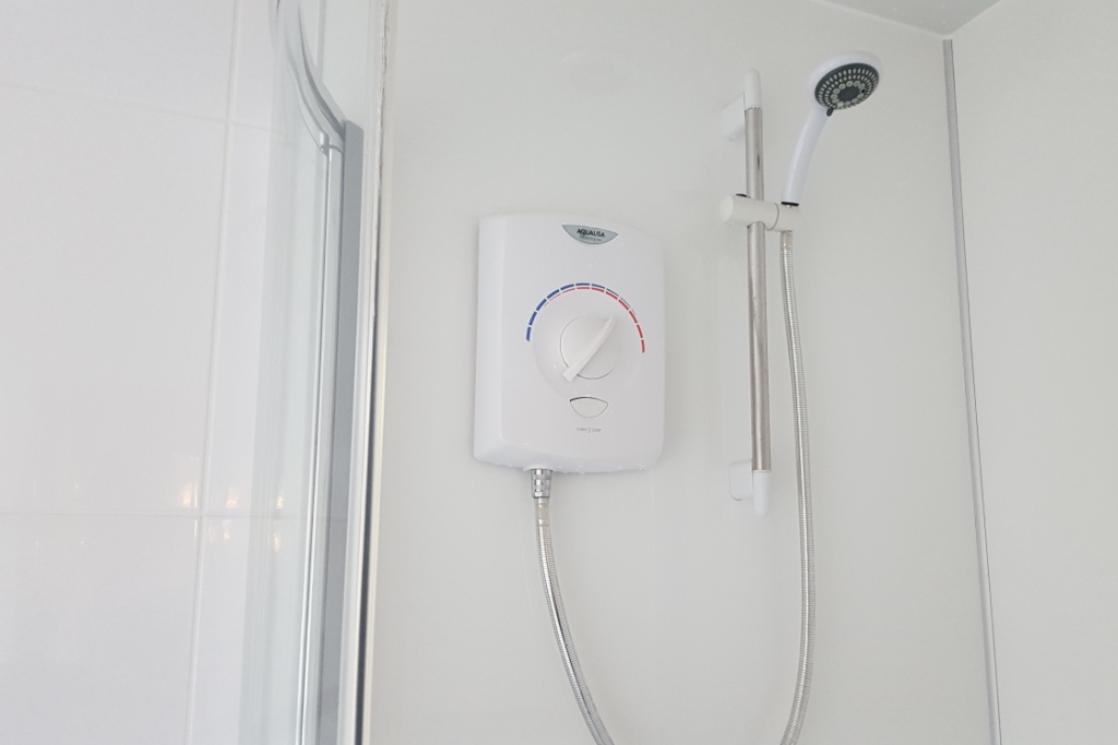Guest Shower At Annie's Guest House In South Shields