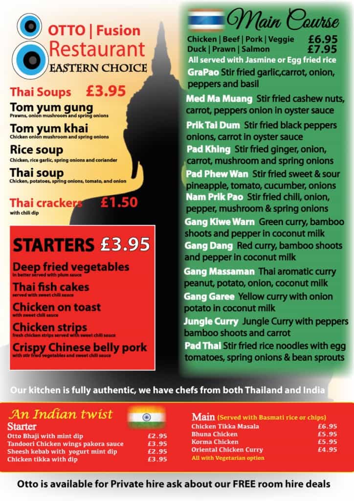 Otto Restaurant Hedworth Hall 35 Dean Road South Shields NE33 4EA Menu 1 Otto Restaurant Hedworth Hall 35 Dean Road South Shields NE33 4EA Menu 1