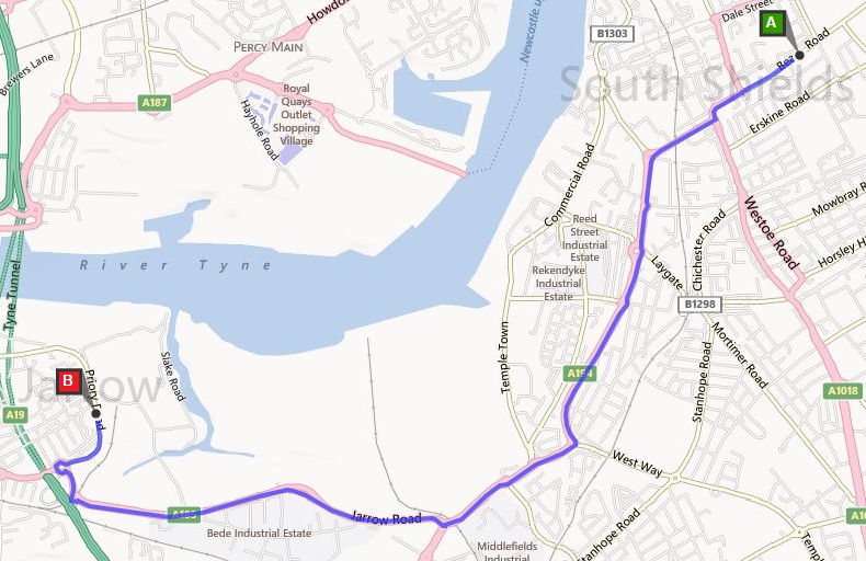 Expedient Training Services in Jarrow NE32 3HH Map to Guest House Expedient Training Services in Jarrow NE32 3HH Map to Guest House