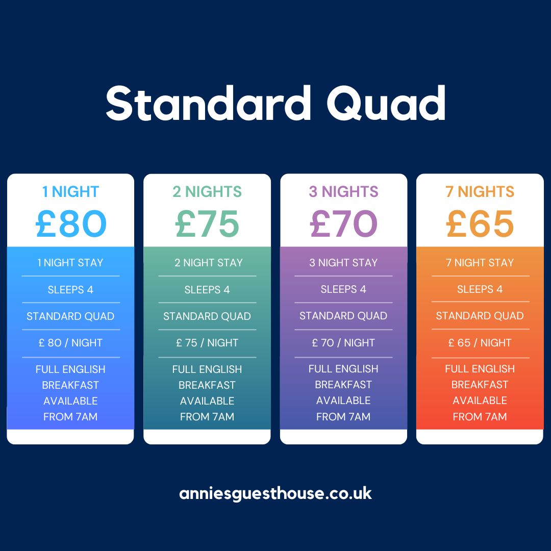 Standard Quad Room Price Standard Quad Room Price